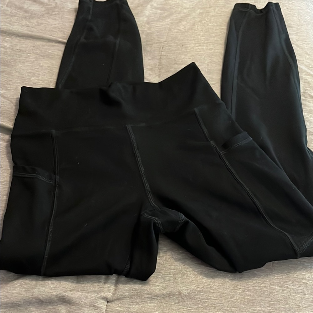 Gilly Hicks Black High-Waisted Leggings